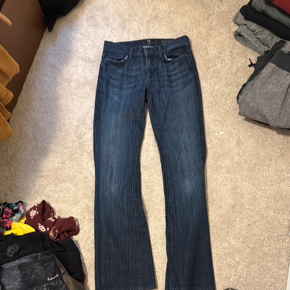 Womens 7 for all mandkind Blue Jeans
